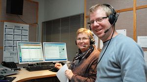 Programlederne Ellen Sørlien og Jostein Sæth